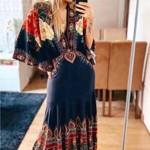 FARM Rio Tropical Dress – Stunning Print – Size P (Small)